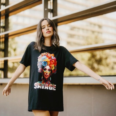 CAMISETA UNISEX SAVAGE