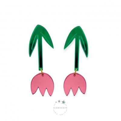 PENDIENTES TULIPANES