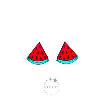 PENDIENTES MINI SANDÍA