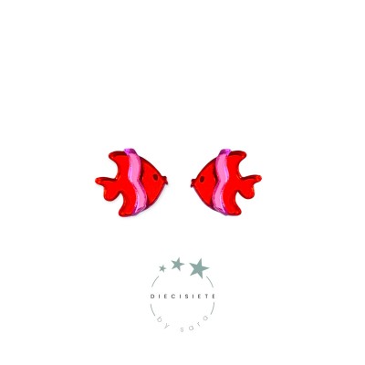PENDIENTES MINI PEZ