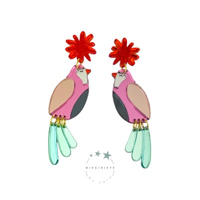 PENDIENTES PIQUI LA PAJARITA