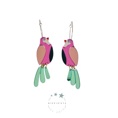 PENDIENTES ARO PAJARITO