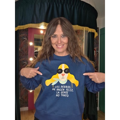 SUDADERA LOS PERROS ME HACEN FELIZ..