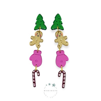 PENDIENTES MOTIVOS NAVIDEÑOS
