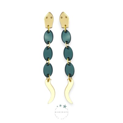 PENDIENTES SERPIENTE GOLD