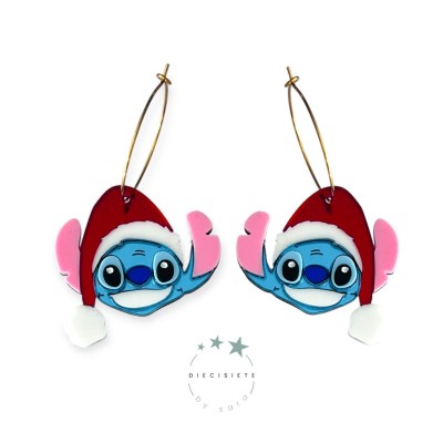PENDIENTES ARO STICH NAVIDEÑO