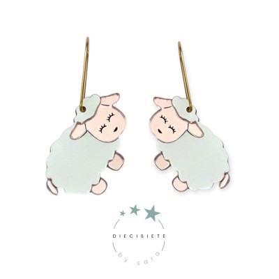 PENDIENTES ARO OVEJITA
