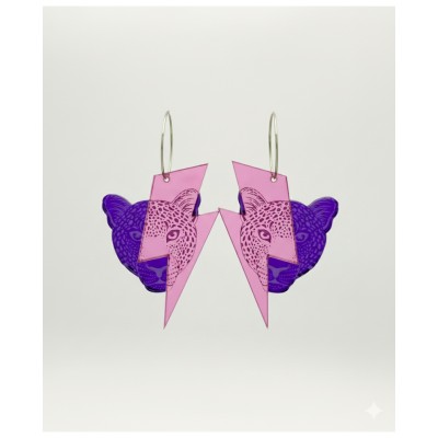 RAYO ROSA LEOPARDO MORADO