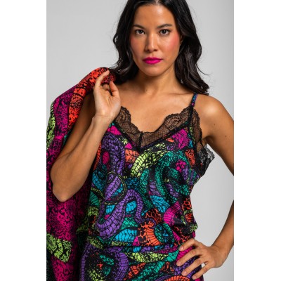 BLUSA LENCERA DE SERPIENTES-VENENO