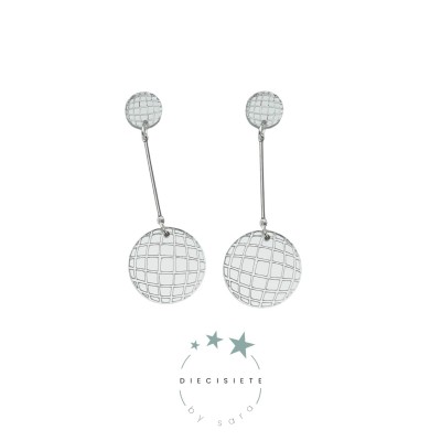 PENDIENTES BOLA DISCO