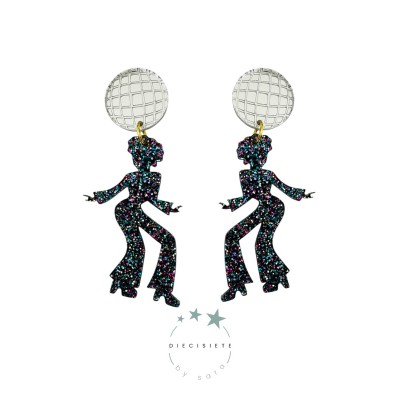 PENDIENTES DISCO FEVER