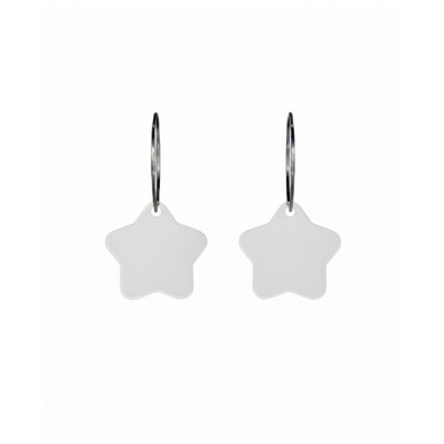 PENDIENTES BASICO ESTRELLA PLATA ARO