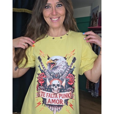 VESTIDO TE FALTA PUNK AMOR