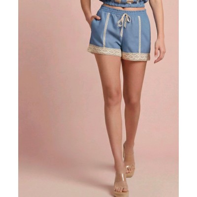 SHORT DENIM COQUETTE