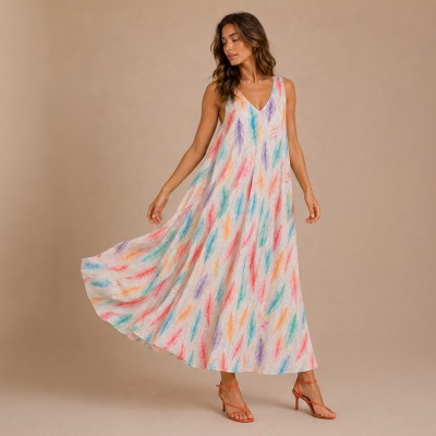 PREVENTA VESTIDO DREAM FEATHERS