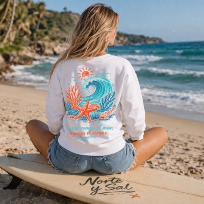SUDADERA UNISEX NORTE Y SAL